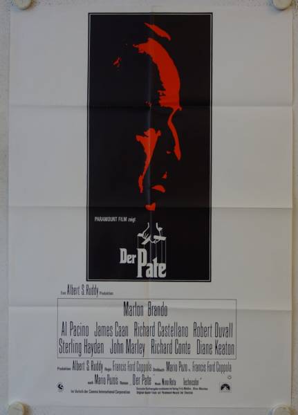 Der Pate originales deutsches Filmplakat